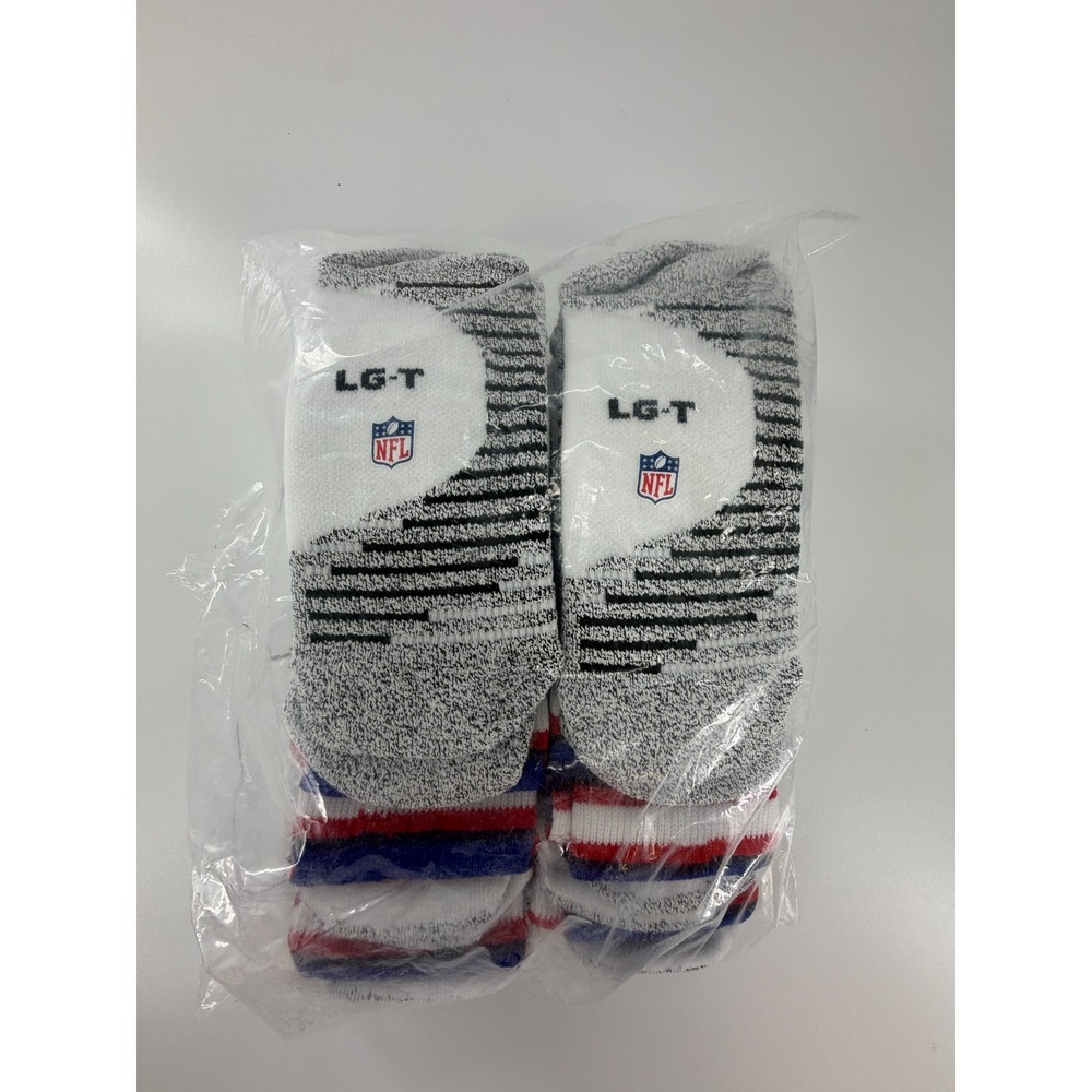 6 Pack Nike Elite Grip Socks NFL Game Issue Mens Large Tall Buffalo Bills PSX482